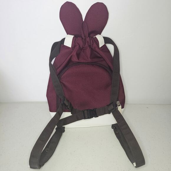 Play Jello Kid Toddler Korean Mini Rucksack Backpack Dark Red Bunny Award Winner - Picture 2 of 9